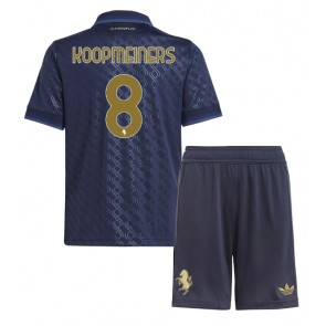 Juventus Teun Koopmeiners #8 Dětské Alternativní dres komplet 2024-25 Krátký Rukáv (+ trenýrky)